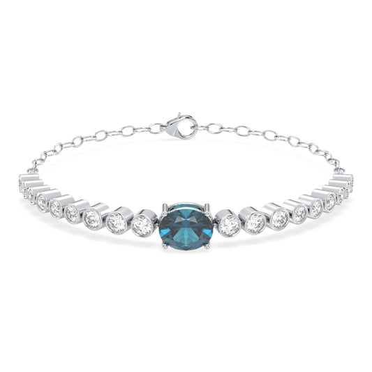 Morning Sky Bracelet- White Gold