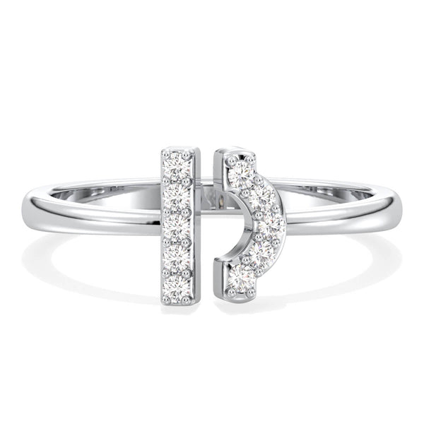 Era of You- Libra Zodiac Moissanite Ring-White