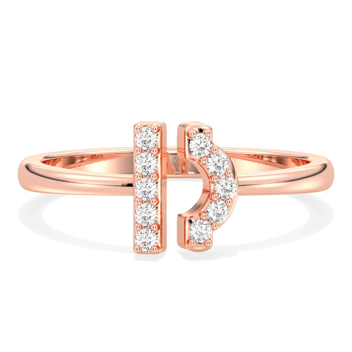 Era of You- Libra Zodiac Moissanite Ring-Rose