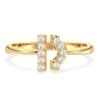 Era of You- Libra Zodiac Moissanite Ring-Yellow