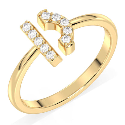 Era of You- Libra Zodiac Moissanite Ring-Yellow